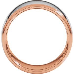 14K Yellow Or White Or Rose Gold Comfort-Fit European-Style Band