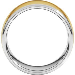 14K Yellow Or White Or Rose Gold Comfort-Fit European-Style Band