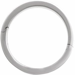 Sterling Silver CLIQ Hinged Adjustable Flat Band