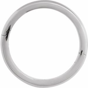 14K Yellow Or White Or Rose Gold Or Sterling Silver Or Platinum CLIQ Hinged Adjustable Band
