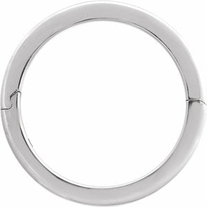 Sterling Silver CLIQ Hinged Adjustable Flat Band