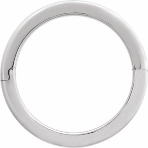 Sterling Silver CLIQ Hinged Adjustable Flat Band