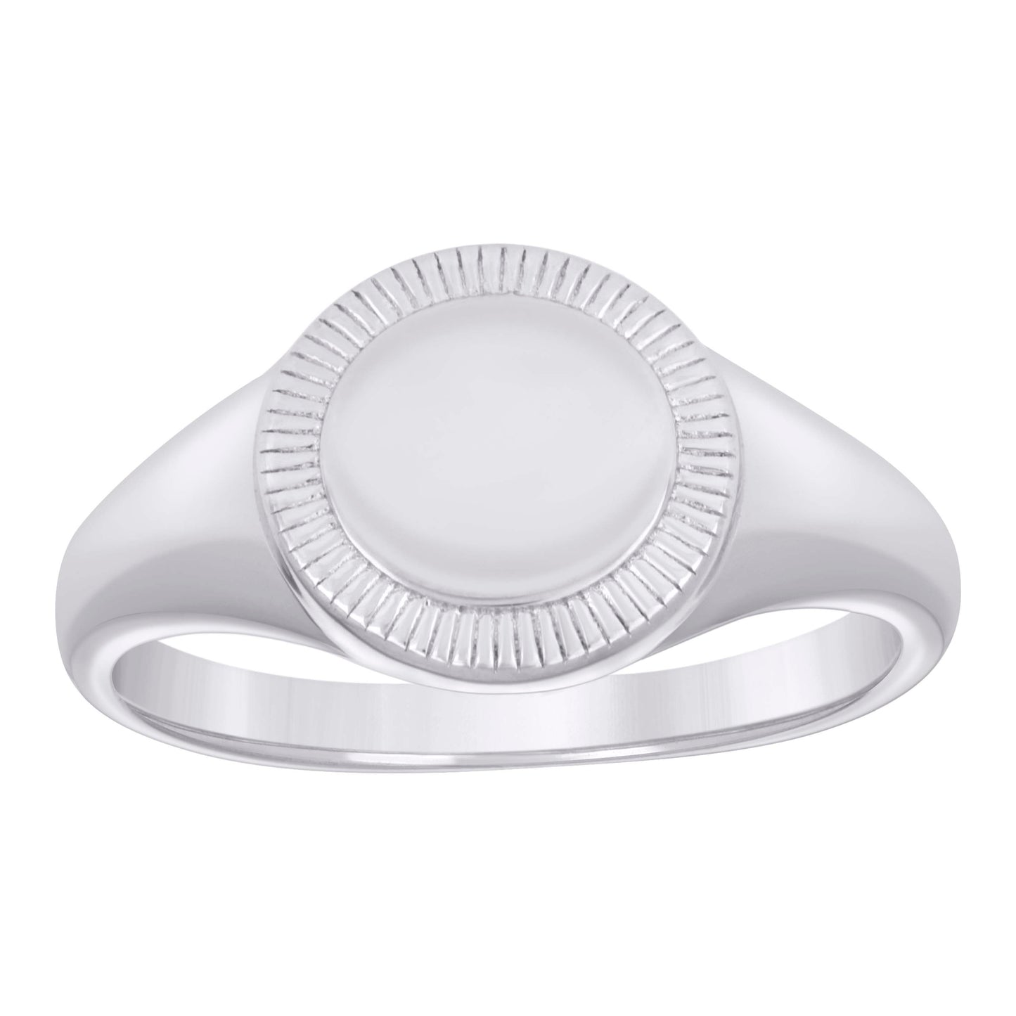 Sterling Silver Men's Signet Bridal Anniversary Wedding Engagement Band Ring