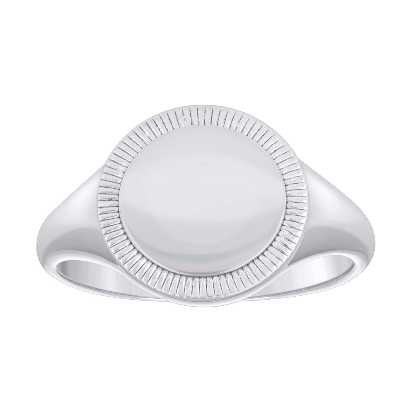 Sterling Silver Men's Signet Bridal Anniversary Wedding Engagement Band Ring