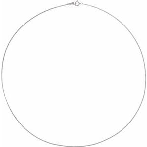 Platinum Spring Ring Curb Chain, Length: 24 In, Width: 1 Mm