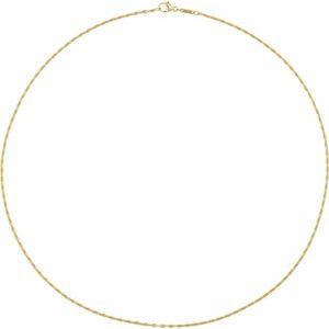 14K Yellow Gold Barleycorn Chain, Length: 18 In, Width: 1.5 Mm