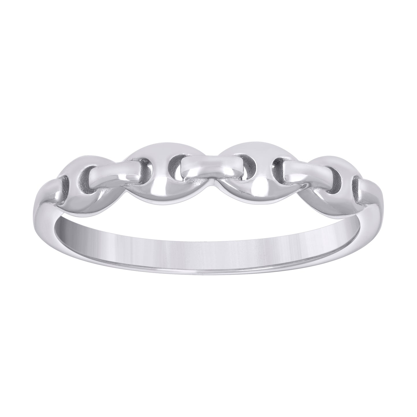 Sterling Silver Women's Fashion Bridal Anniversary Wedding Engagement Band Ring