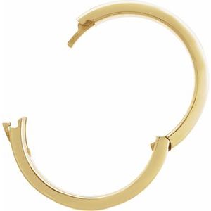 14K Yellow Or White Or Rose Gold CLIQ Hinged Adjustable Flat Band
