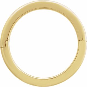 14K Yellow Or White Or Rose Gold CLIQ Hinged Adjustable Flat Band