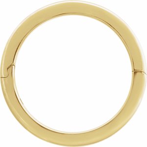 14K Yellow Or White Or Rose Gold CLIQ Hinged Adjustable Flat Band
