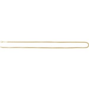 14K Yellow Or White Or Rose Gold Or Sterling Silver 1.8 Mm Lobster Clasp Polished Rounded Box Chain