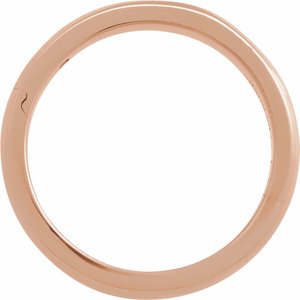 14K Yellow Or White Or Rose Gold Or Sterling Silver Or Platinum CLIQ Hinged Adjustable Band