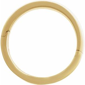 14K Yellow Or White Or Rose Gold CLIQ Hinged Adjustable Flat Band