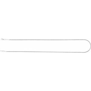 Sterling Silver Lobster Clasp Serpentine Chain, Length: 18 In, Width: 1.7 Mm