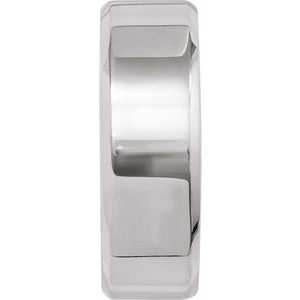Platinum CLIQ Hinged Adjustable Beveled Edge Comfort-Fit Band