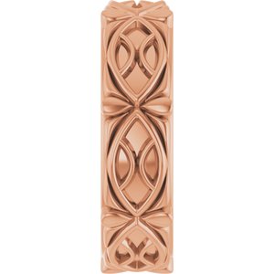 14K Yellow Or White Or Rose Gold Sculptural Band