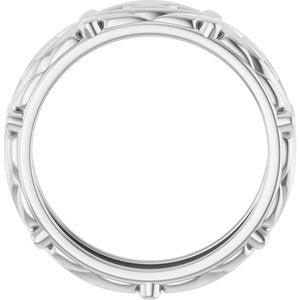 14K Yellow Or White Or Rose Gold Sculptural Band