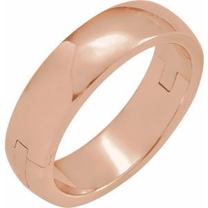 14K Yellow Or White Or Rose Gold Or Sterling Silver Or Platinum CLIQ Hinged Adjustable Band