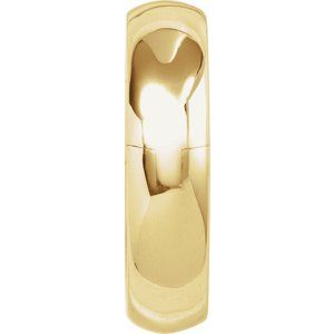 14K Yellow Or White Or Rose Gold CLIQ Hinged Adjustable Half Round Comfort-Fit Band