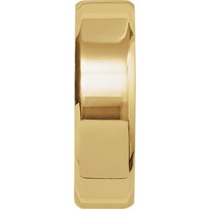 14K Yellow Or White Or Rose Gold CLIQ Hinged Adjustable Beveled Edge Comfort-Fit Band