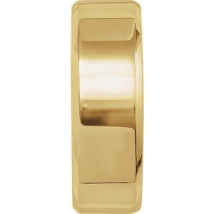 14K Yellow Or White Or Rose Gold CLIQ Hinged Adjustable Beveled Edge Comfort-Fit Band