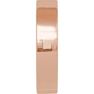 14K Yellow Or White Or Rose Gold CLIQ Hinged Adjustable Flat Band