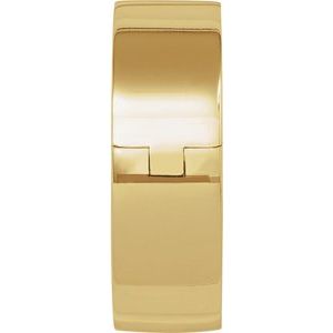 14K Yellow Or White Or Rose Gold CLIQ Hinged Adjustable Flat Band