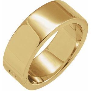 14K Yellow Or White Or Rose Gold CLIQ Hinged Adjustable Flat Band