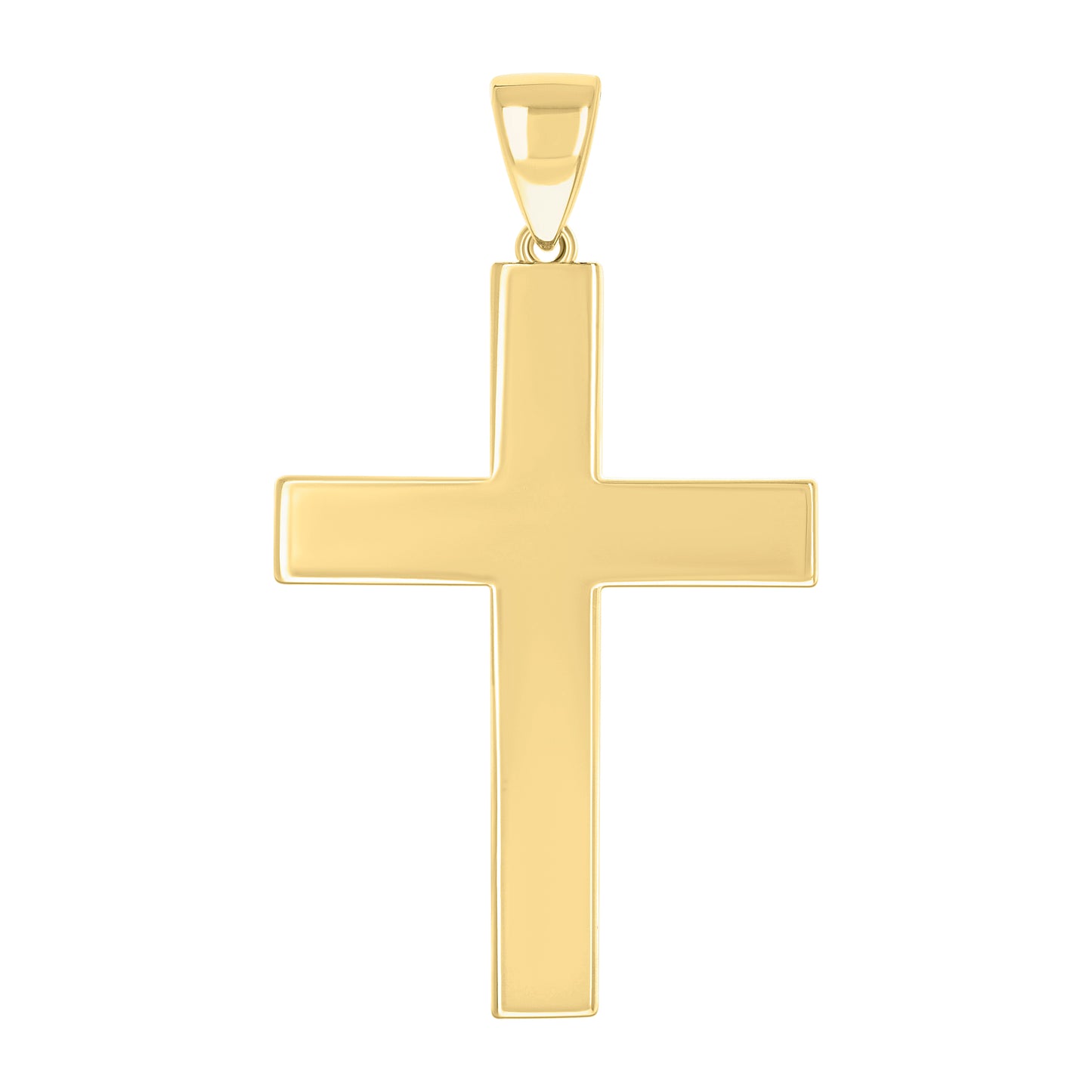 Sterling Silver Unisex Without Cubic Zirconia Cross Religious Charm Pendant