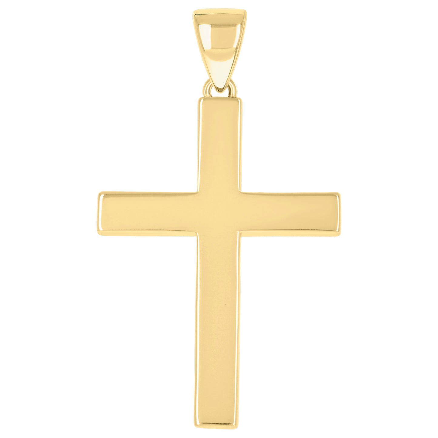 Sterling Silver Unisex Without Cubic Zirconia Cross Religious Charm Pendant