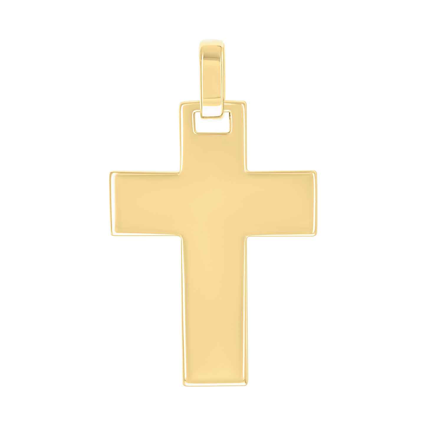 Sterling Silver Unisex Without Cubic Zirconia Cross Religious Charm Pendant