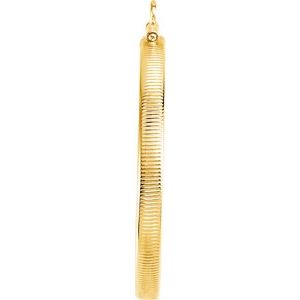 14K Yellow Gold-Filled Sterling Silver 38.2x2.8 mm Screw Top Polished Coin Edge Coin Frame Bezel Pendant