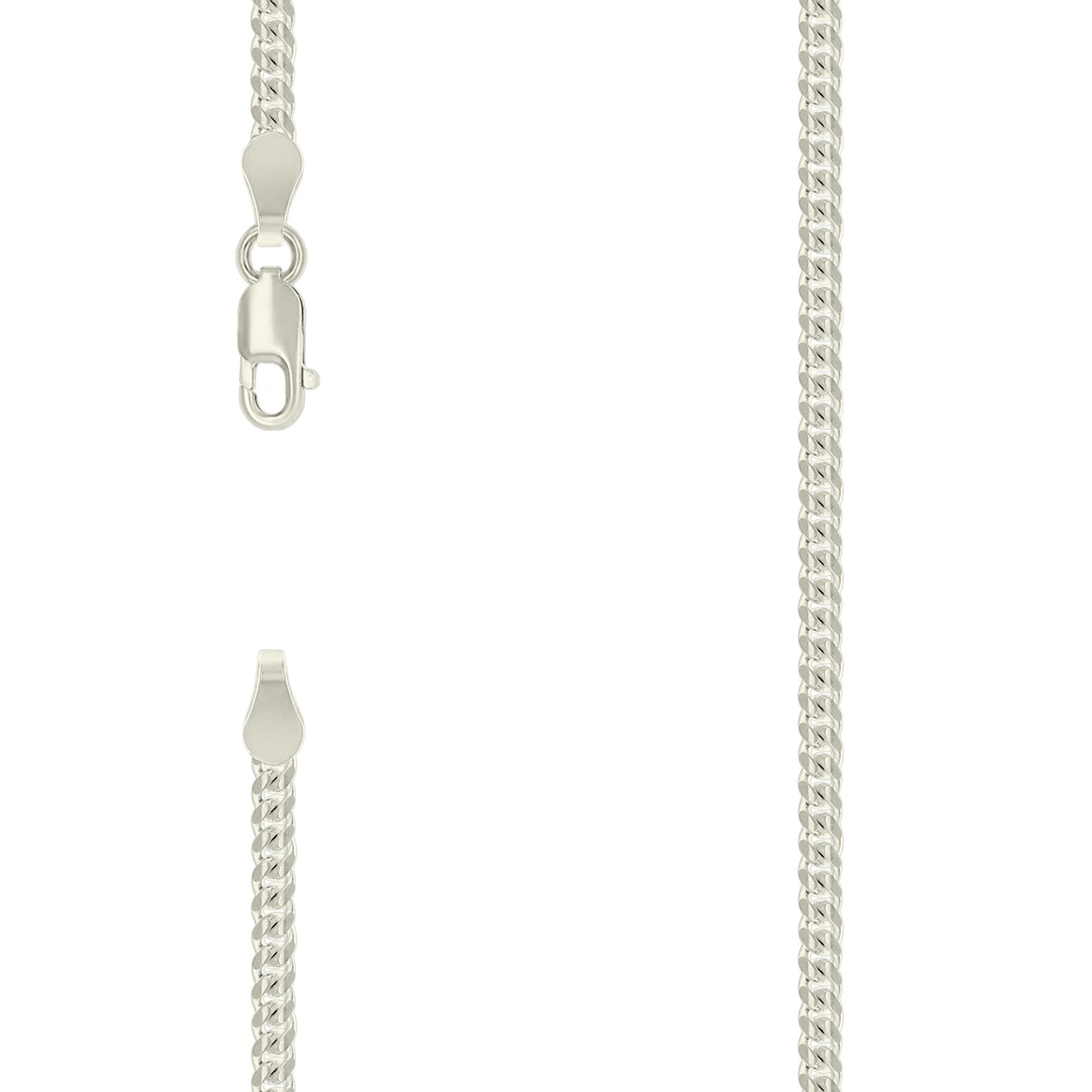 Sterling Silver Solid Miami Cuban Chain