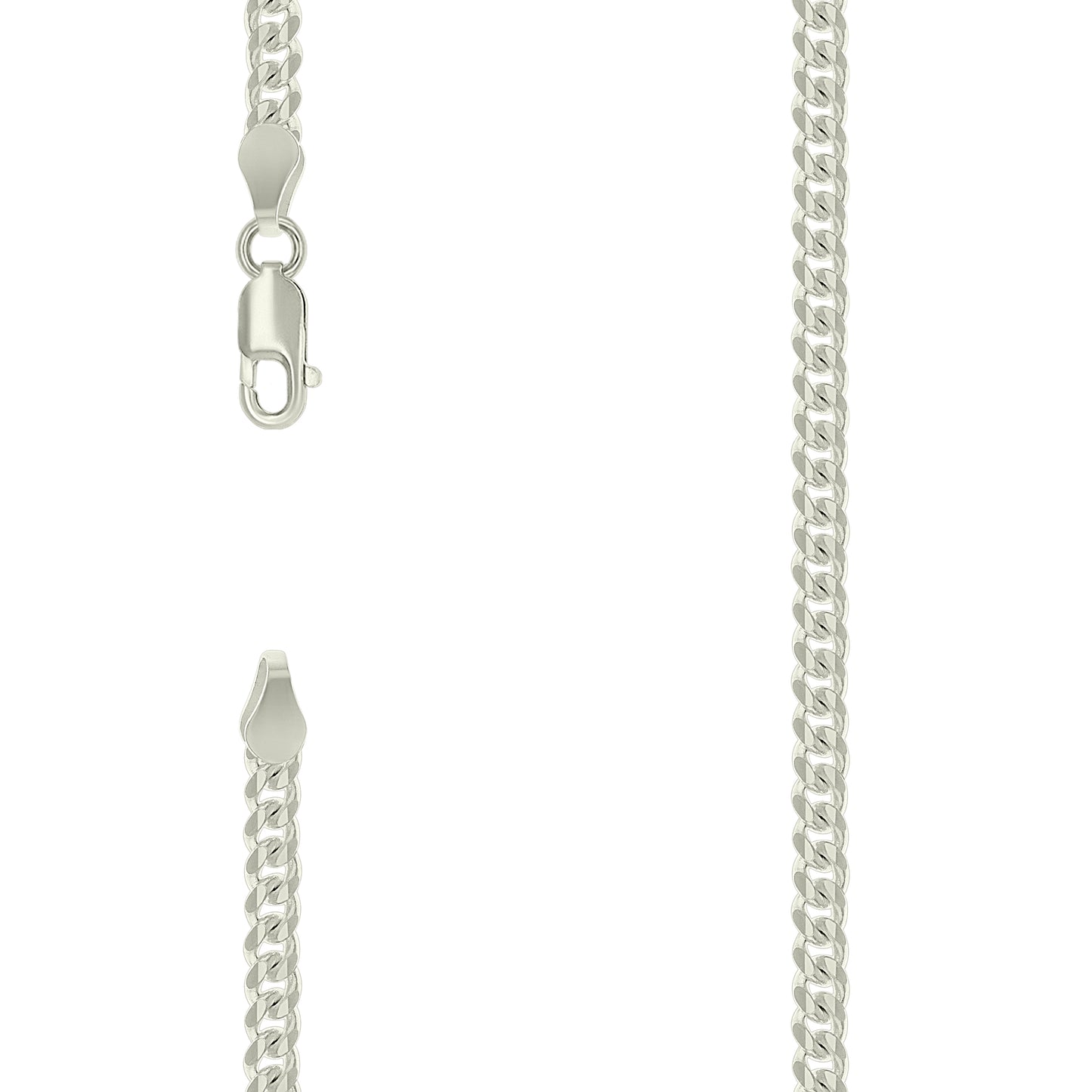 Sterling Silver Solid Miami Cuban Chain