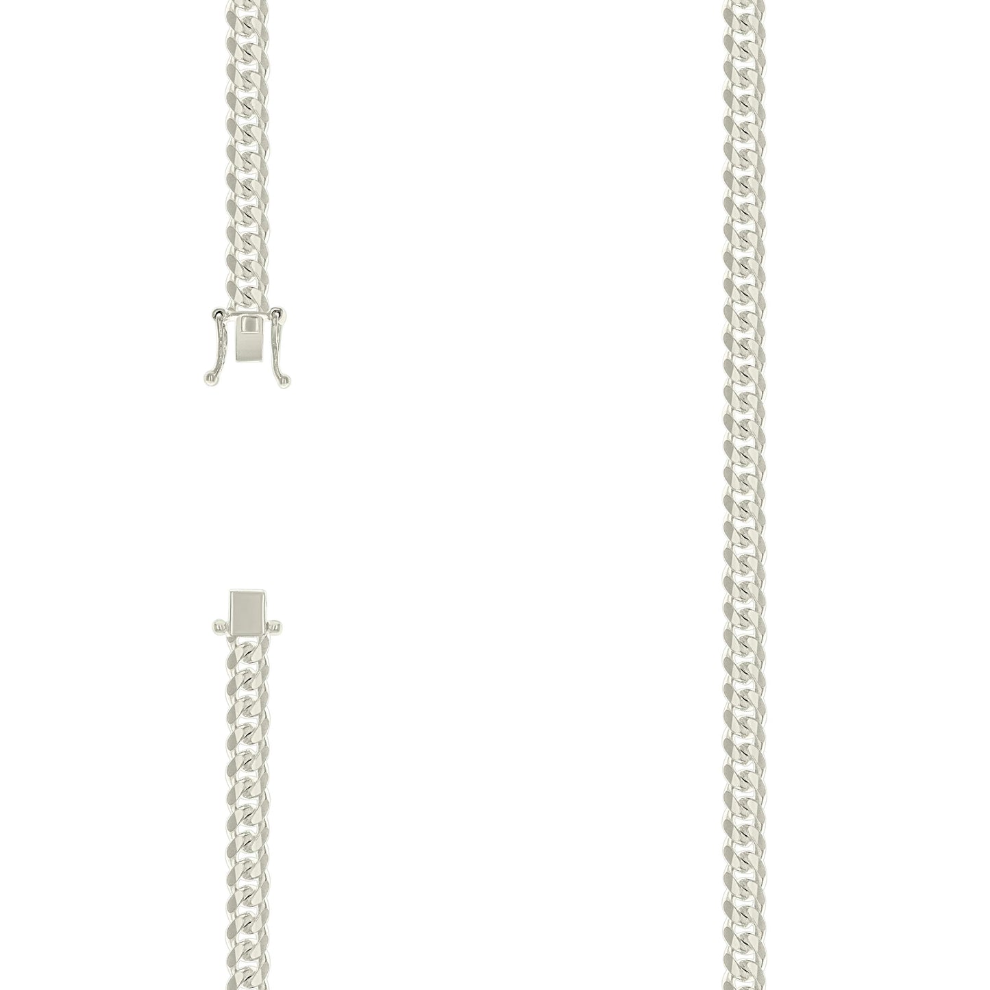 Sterling Silver Solid Miami Cuban Chain