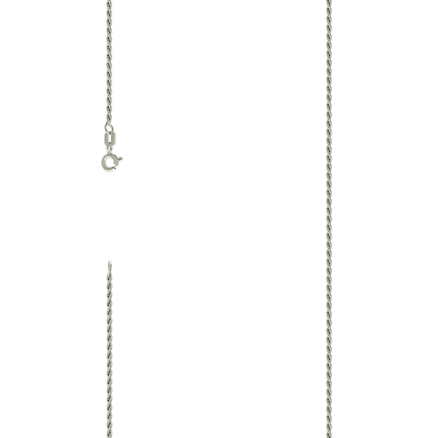 Sterling Silver Solid Rope Silver Chain