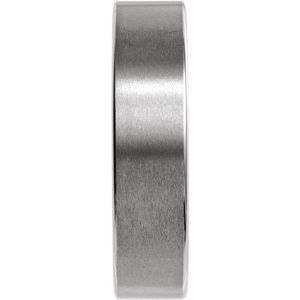Tungsten 6 mm Flat Satin Band