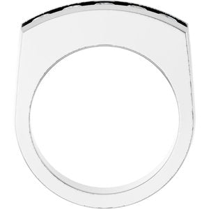 14K Yellow Gold Or Sterling Silver 9/10 CTW Natural Diamond Band