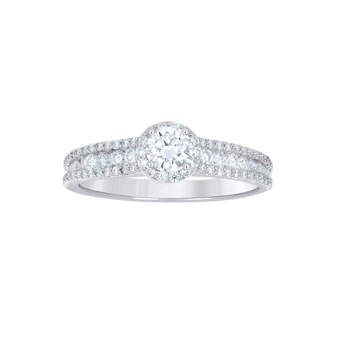 Sterling Silver Womens Cubic-Zirconia Bridal Wedding Ring Size 10– Elegant Jewelry Gift for Birthday, Anniversary, Engagement, Wedding