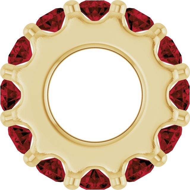 14K Yellow Or White Gold Or Sterling Silver Round 2 Mm Polished Natural Birthstone Spacer Charm/Pendant