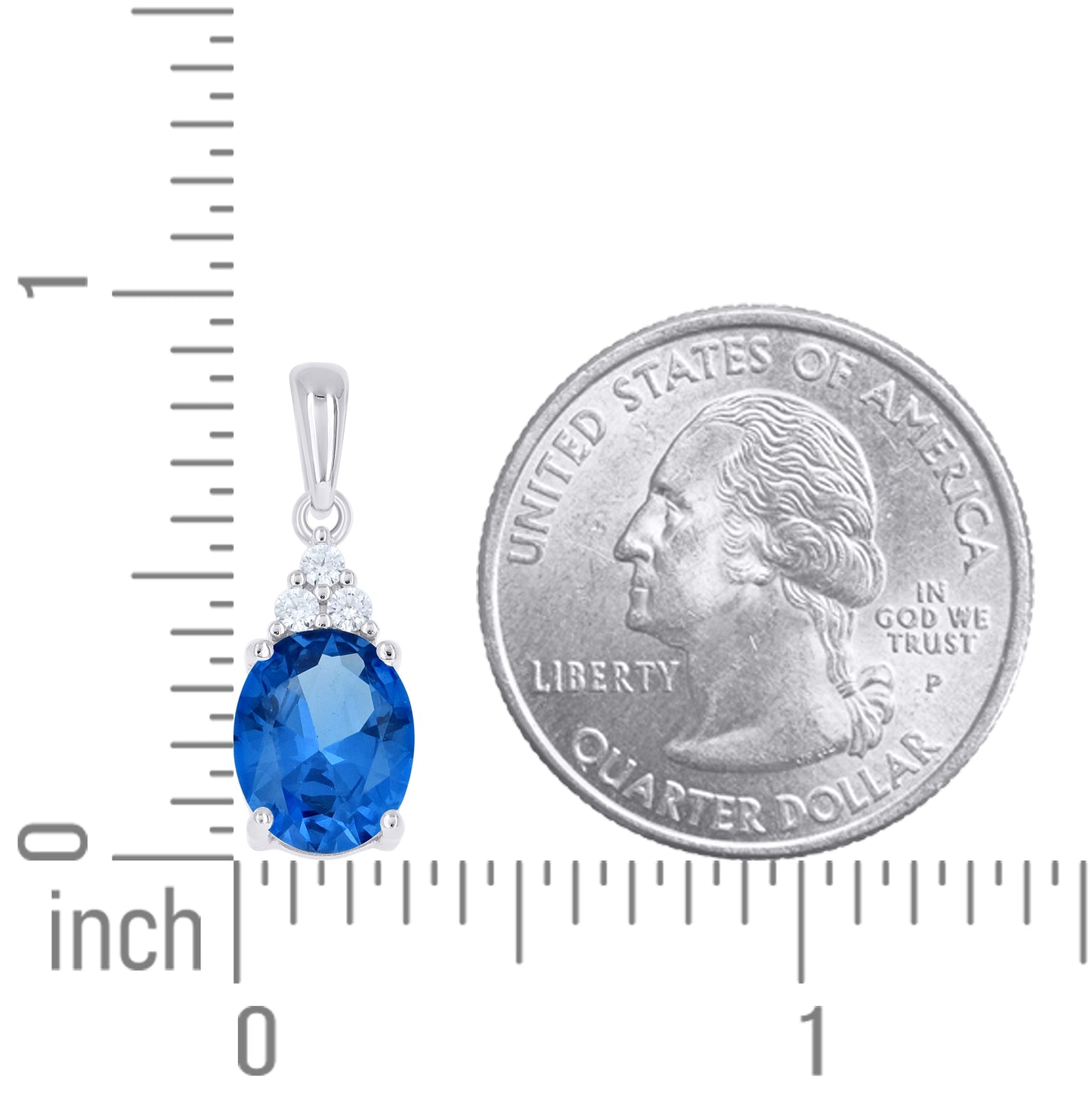 Sterling Silver Womens Oval Round Purple White Cubic-Zirconia Fashion Pendant – Elegant Jewelry Gift for Birthday, Anniversary, Engagement, Wedding