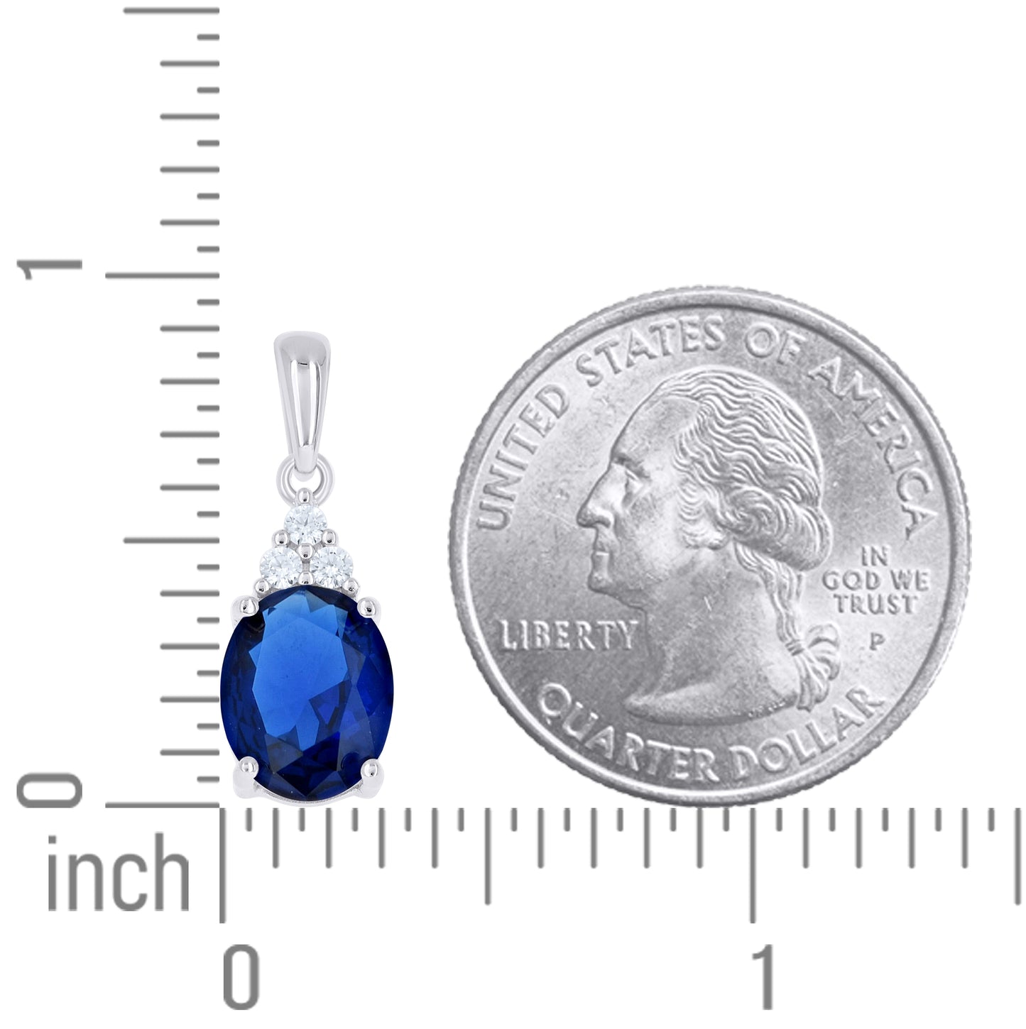 Sterling Silver Womens Oval Round Purple White Cubic-Zirconia Fashion Pendant – Elegant Jewelry Gift for Birthday, Anniversary, Engagement, Wedding