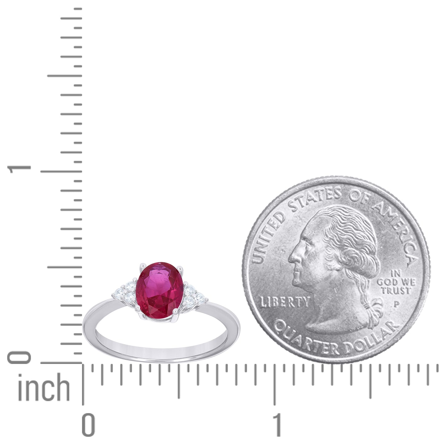 Sterling Silver Womens Round Oval White Purple Cubic-Zirconia Fashion Ring Size 7– Elegant Jewelry Gift for Birthday, Anniversary, Engagement, Wedding