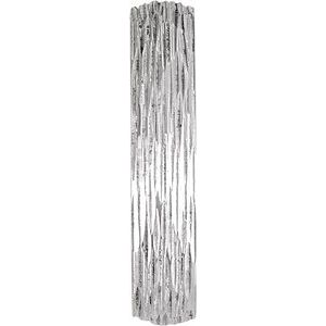 14K Yellow Or White Or Rose Gold Or Sterling Silver Or Platinum Tree Bark-Inspired Comfort-Fit Flat Band