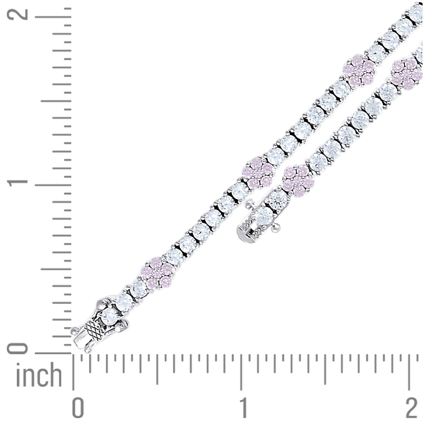 Sterling Silver Womens Round White Cubic-Zirconia Tennis Bracelet 7 Inches– Elegant Jewelry Gift for Birthday, Anniversary, Engagement, Wedding