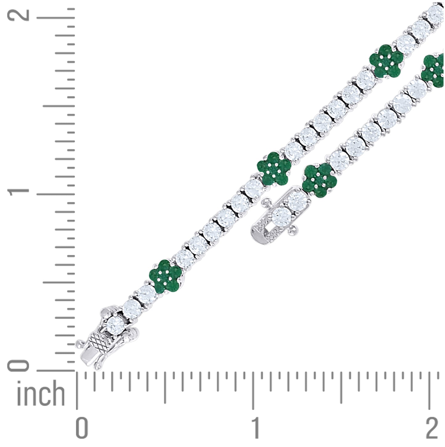 Sterling Silver Womens Round White Cubic-Zirconia Tennis Bracelet 7 Inches– Elegant Jewelry Gift for Birthday, Anniversary, Engagement, Wedding