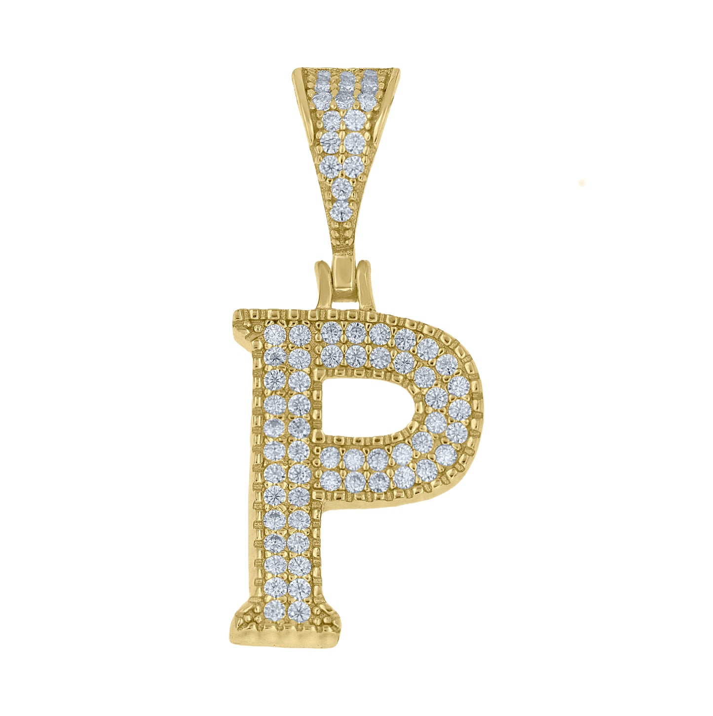 Sterling Silver Unisex Moissanite Initial Letter A Charm Pendant – Elegant Jewelry Gift for Birthday, Anniversary, Engagement, Wedding