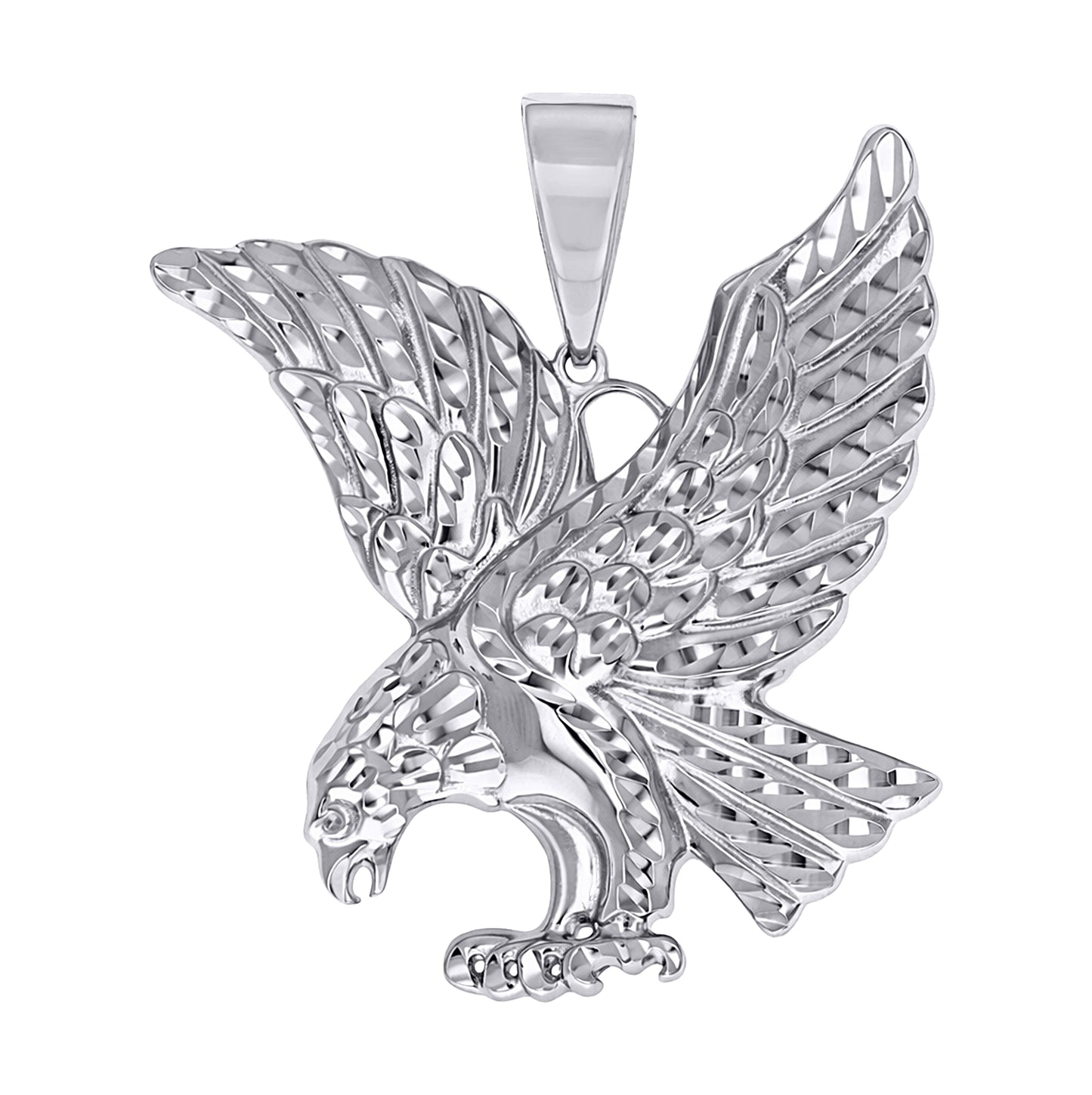 Sterling Silver Unisex Eagle Fashion Charm Pendant – Elegant Jewelry Gift for Birthday, Anniversary, Engagement, Wedding