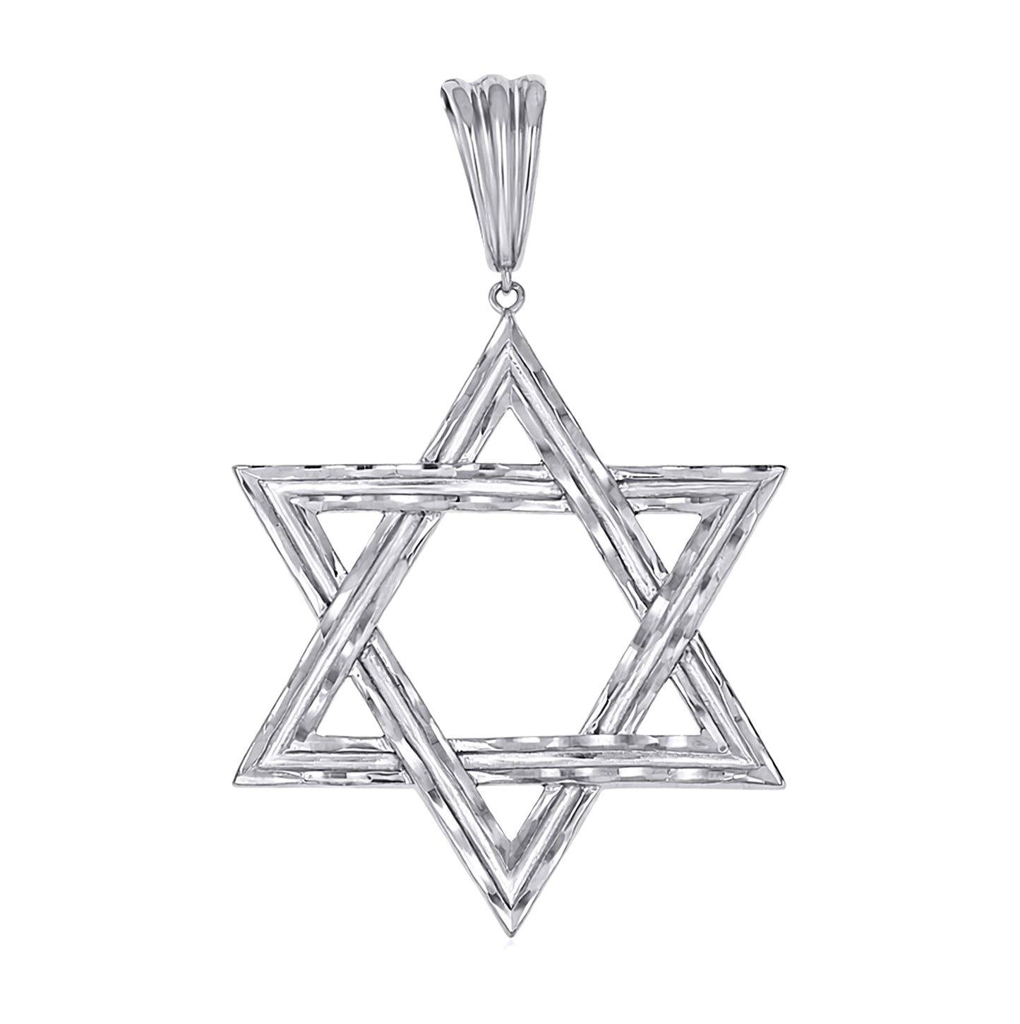 Sterling Silver Unisex Star Of David Religious Charm Pendant – Elegant Jewelry Gift for Birthday, Anniversary, Engagement, Wedding