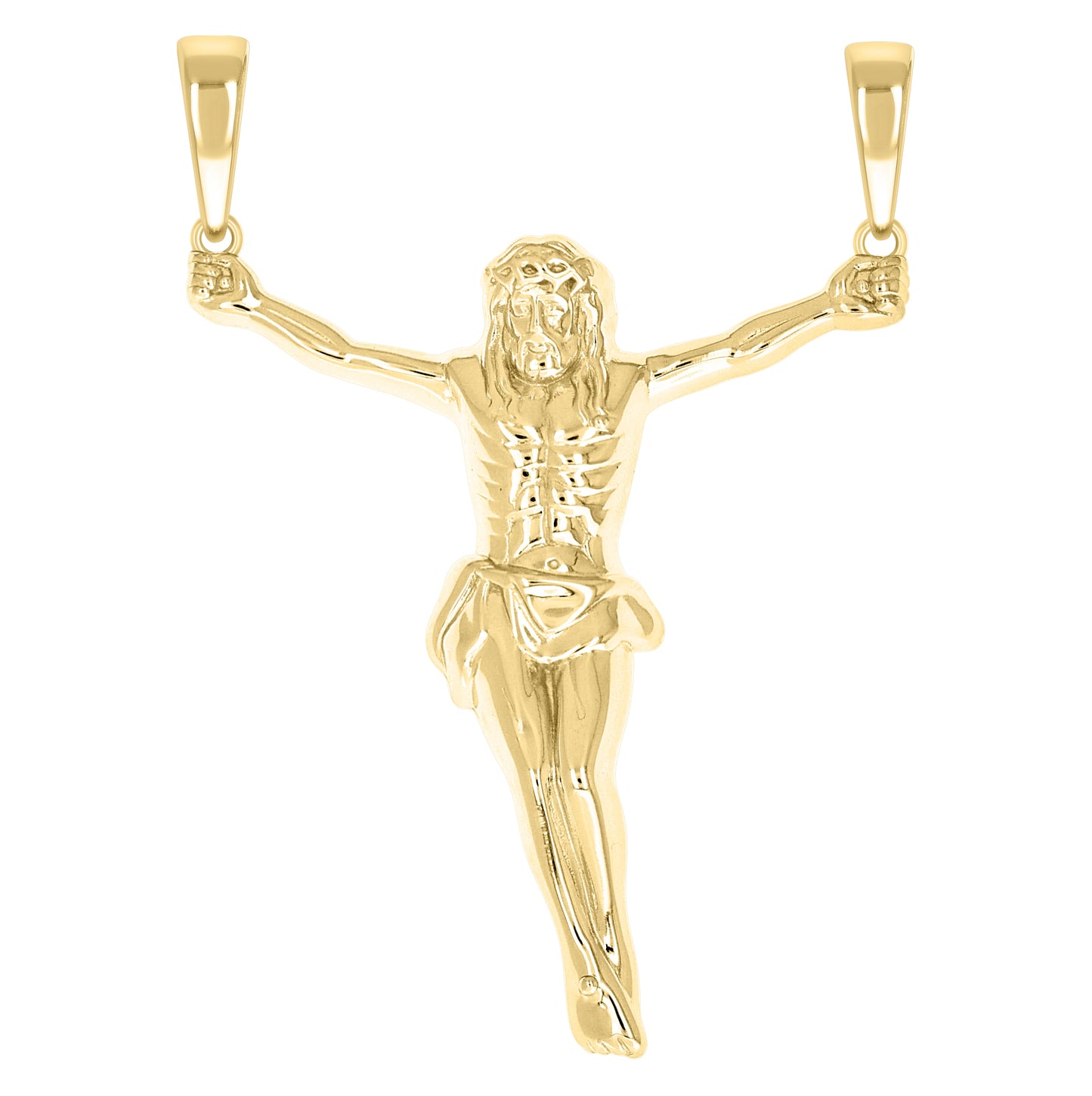 Sterling Silver Men Crucifix Religious Charm Pendant – Elegant Jewelry Gift for Birthday, Anniversary, Engagement, Wedding